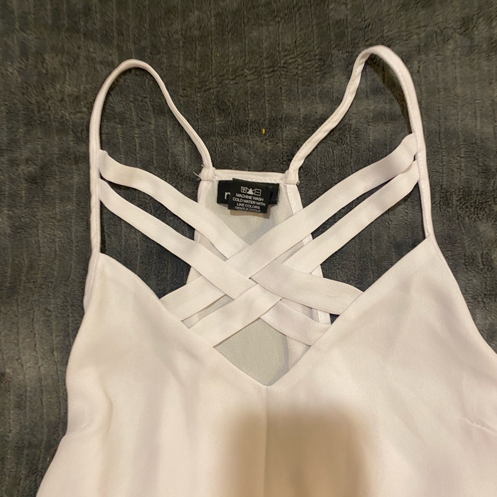 Rue 21 Medium White Blouse - Picture 2 of 4